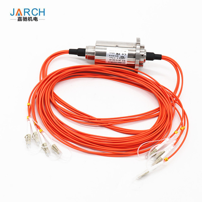 4 joint de câble optique de fibre de la bague collectrice IP65 des canaux FORJ avec la Chambre d'acier inoxydable