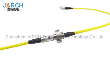 Manche à plusieurs modes de fonctionnement optique de joint tournant de fibre de micro de 6.8mm la 1 avec la transmission de signal léger