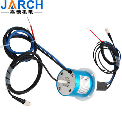 Glissement électrique Ring Fiber Optic Rotary Joint pour la transmission de données à grande vitesse