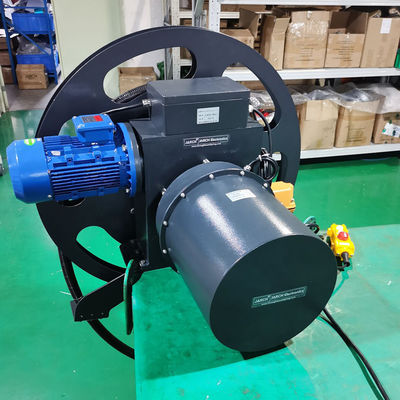 Motorized retractable hydraulic  cable reel spring return hoist crane  hose cord cable rope drum reel for tower crane