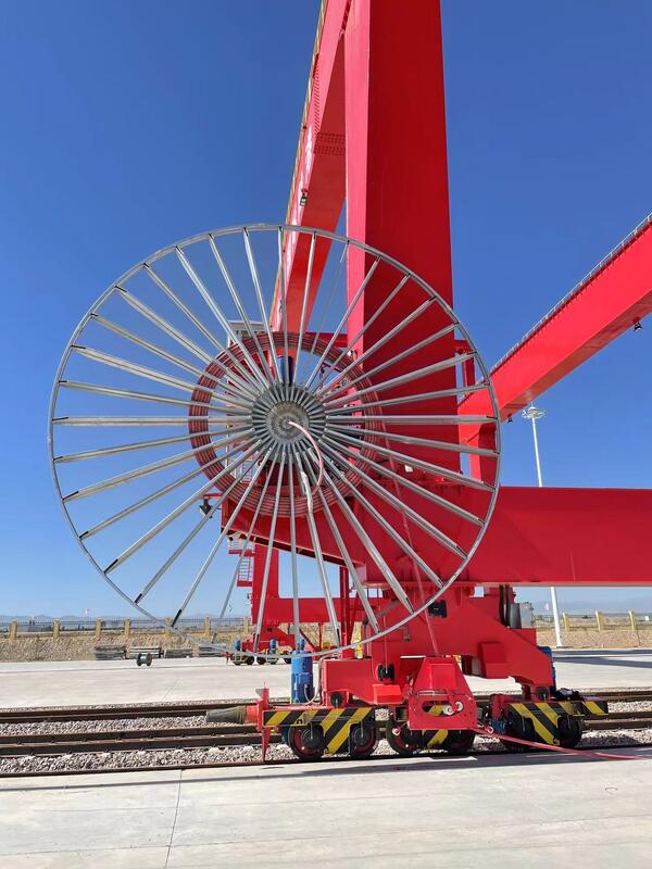 Rouleau de câble de grue de 600 m de grande capacité adapté à la gestion de longues longueurs de câble dans les applications de grue et de levage